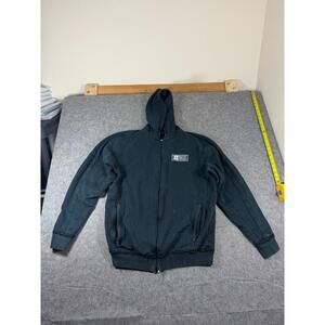 Vintage Marithe Francois Girbaud Full Zip Hoodie Black Size Large